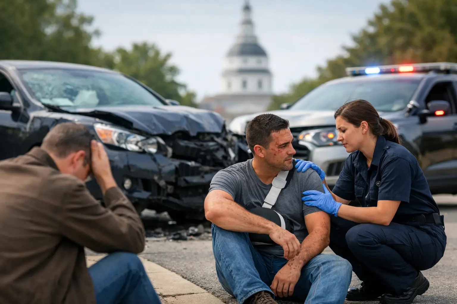 Uninsured Driver Injury Options in Maryland